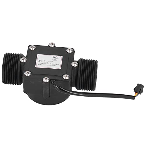 YF DN32 G1.25in Hall Sensor,Industrial Industrial Meter, Water Sensor Meter Oxidized Pipe Counter Hall Sensor DC3 24V