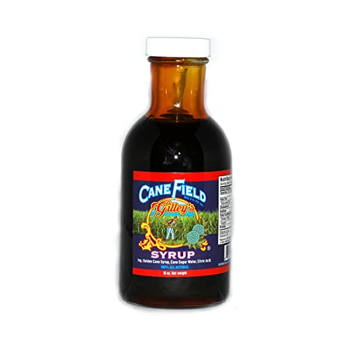 JFS Grocery Cane Field Syrup by Gilleys, 2-18 Ounce Bottles, 100% All Natural Cane Syrup Bundled with a JFS Recipe Card