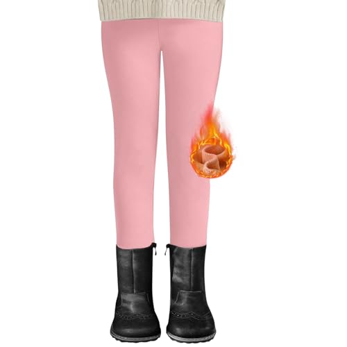 Leggings Térmicos para Niña con Forro Polar para Invierno Largos Térmicos Gruesos Cálidos Opacos Elásticos