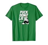 BreakingT Matt Duchene - Puck Don't Lie - Dallas Hockey T-Shirt, Small, Green