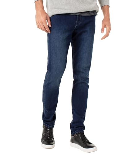 Liverpool Men's Kingston Modern Straight Stretch Denim in Oberon
