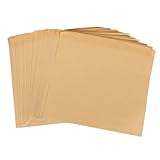 ELAYARD 100 piezas Papel Kraft para Alimentos Resistentes al Aceite Mediano Portátil para Pan Bollería y Snacks Desechables y Prácticas para Uso Diario