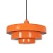 Produktbild Hängelampe "MACARRON" Bauhaus-Stil, 3-lagiger Metallschirm, höhenverstellbar, E27-Fassung, moderne Deckenleuchte für Wohnzimmer, Esszimmer, Schlafzimmer, Restaurants und Hotels