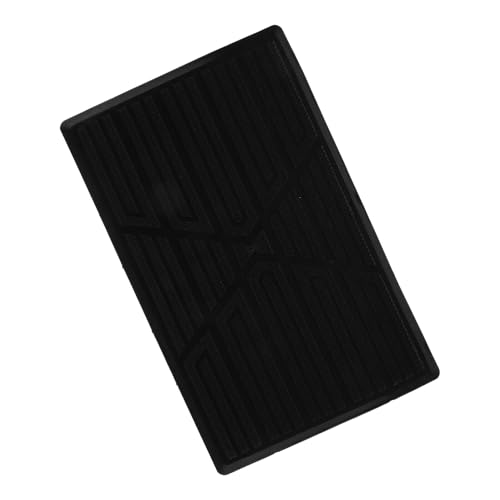 STOBAZA Patch Reparador de Alfombra para Coche de Goma Resistente Protector Antideslizante para Pedal y Talón del Conductor Parches Multifuncionales para Suelo Automotriz Negro