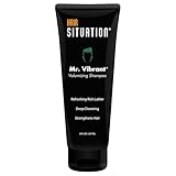 Mr. Vibrant Volume Men's Shampoo Ideal for Fine Hair, Strengthening & Anti-Thinning Promotes Healthy Growth Enriched with Powerful Ingredients Vitamin H, E, B5, B6, Tea Tree Oil - Free of Sulfates