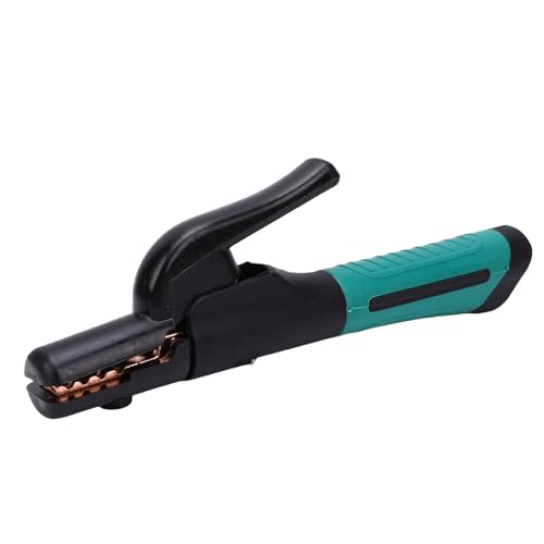 YWBL-WH Soporte de Electrodo de Soldadura 1000A, Abrazadera de Electrodo Ergonómica de Cobre con Aislado para Diámetro de 2,5 a 5,0 Mm, Agarre Estable a 45 90 180 Grados
