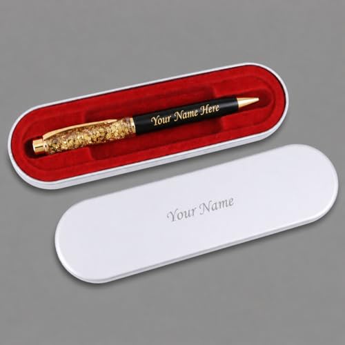 Image of Celebr8 Personalized Name Engraved Metal Pen | Premium Blue Ink Signature Writing Instrument | Executive Office Pen | Friendship Day Present | Corporate Gift for Men & Women | Friendship Gifts
