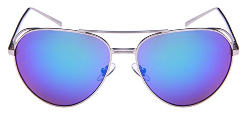 Aviator Sheild Cut Out w/Color Mirror Lens 25141-REV2