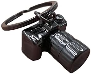 Camera Keyring for Photographer Gifts for Women Men Birthday Gifts for Photography Lovers Boys Girls Black Keyring