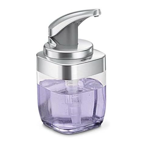 simplehuman Square Brushed Nickel Soap Dispenser Cover