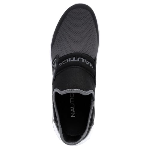 Image of Nautica Men's Slip-On Sneakers - Casual Fashion Shoes for Walking, in Medium & Wide Widths