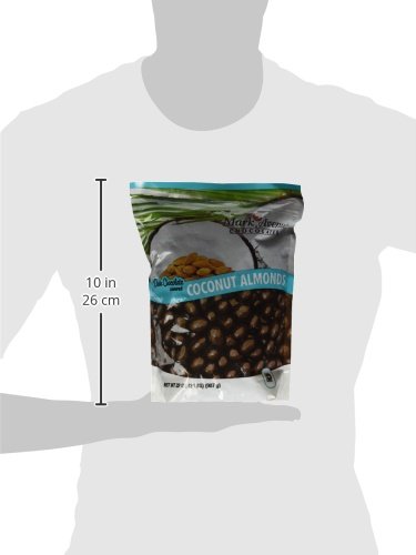 Mark Avenue Chocolates DARK CHOCOLATE COCONUT ALMONDS 32 oz (2LBS) Bag