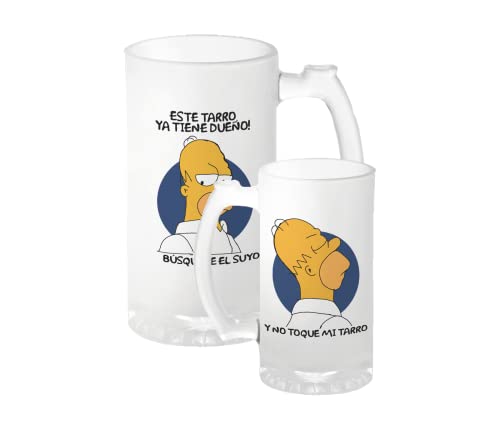 El Mejor Listado de Tarro los preferidos por los clientes. 44 Tarro Cervecero Homero este tarro ya tiene dueño y no lo toque | Frase divertida meme