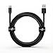 JuicEBitz 4m/13ft FAST 2.4A Micro USB Charger Cable compatible with Android Phones & Tablets: Samsung Galaxy A10 S7 S6 S5 Tab S2 TabA/LG W30 K50 / Cubot/HTC/Sony Xperia (Black)