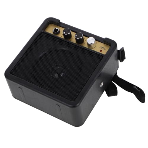 NUOBESTY Mini-ampli Guitare Électrique Portable Ampli pour Guitare Entraînement Et Basse Haut-Parleur Amplificateur Compact