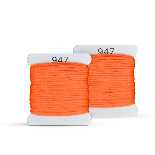Image of Embroidery Floss Kit and Refills - Cotton Threads - DMC Color Coding for Cross Stitch, String Crafts, Friendship Bracelets