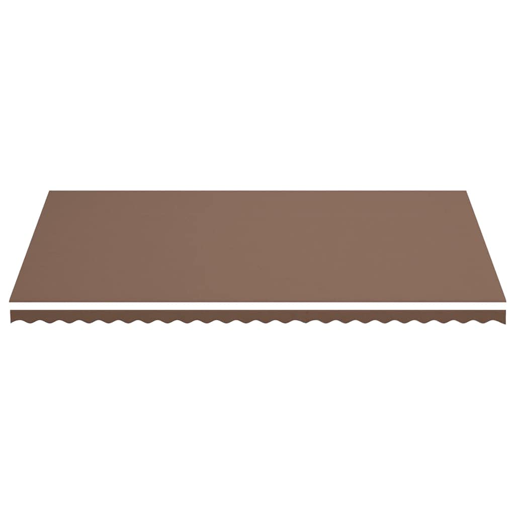 Leasha Toile de Rechange Store Banne avec Lambrequin, Toile Tissu de Remplacement pour Auvent 580x345 cm Marron