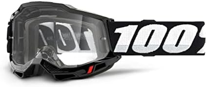 100% Accuri 2 OTG Motocross & Mountain Biking Goggles - Over the Glasses MX, MTB, Dirt Bike, Power Sport Protective Eyewear