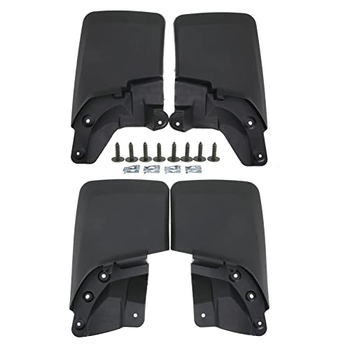 Mud Flaps for Toyota Tacoma 2016-2021 Heavy Duty Exclude SR Models Front Rear Mudflaps Splash Guards with OEM Fender Flares 4PC with Mounting Bolt
