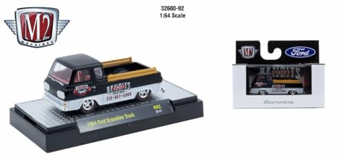 IXO M2 Detroit Muscle 1964 Econoline Truck Negro y Blanco miniatura 3