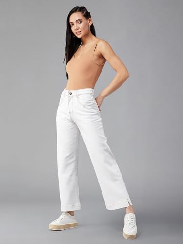 Image of Dolce Crudo High Rise Wide Leg Jeans for Women