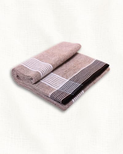Image of Self Design Blended Solid cotton lungi for men | Daily Wear, Home Wear & Relaxation | 2 Meter | Unstitched