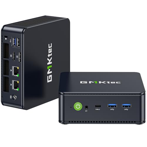 Image of GMKtec M6 Ultra Gaming Mini PC, AMD Ryzen 5 7640HS, 16GB DDR5, 1TB PCIe SSD | Radeon 760M, USB4, WiFi 6E, BT 5.2, DP And HDMI 2.0 Support Triple 4K Displays For PC Gaming, Office, Home And Creative Work