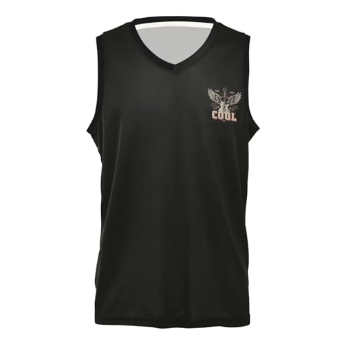 Maillot de basket graffiti respirant pour homme et femme style rétro