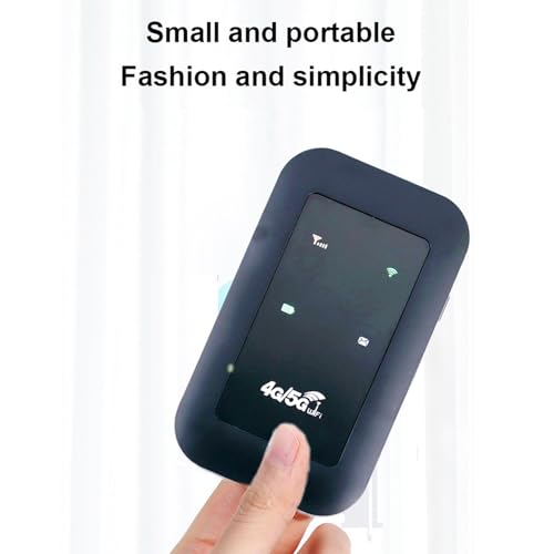 Image of LICAEVEY 4G WiFi Router, Micro SIM Card Slot 150Mbps 8 Users 2100mAh Battery Portable Mobile WiFi Hotspot, with High Speed Internet for Laptop Phone Computer Tablet (EU Standard)