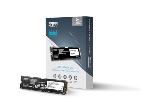 Image of KLEVV CRAS C910 Lite 1TB M.2 NVMe PCIe Gen4x4 Internal SSD up to 5000MB /s (K01TBM2SP0-C9L)