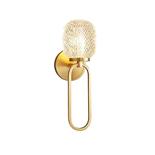 Lampe de chevet de chambre applique murale moderne en cuivre pour une ambiance de lecture douce