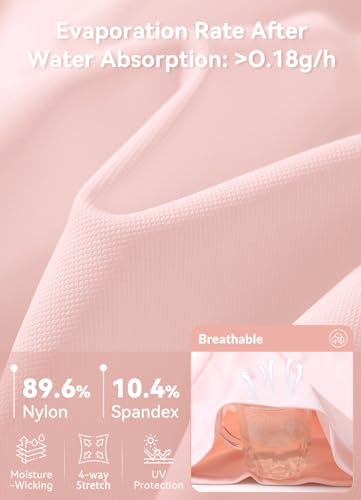 BALEAF Camisas de golfe femininas sem mangas regatas de tênis gola polo FPS 50+ secagem rápida, rosa