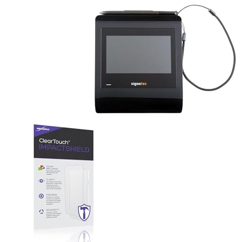 BoxWave Screen Protector Compatible With signotec Gamma - ClearTouch ImpactShield (2-Pack), Impenetrable Screen Protector Flexible Film