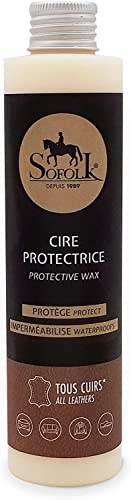Sofolk cire protectrice cuir 500ml incolore pour imperméabilisation