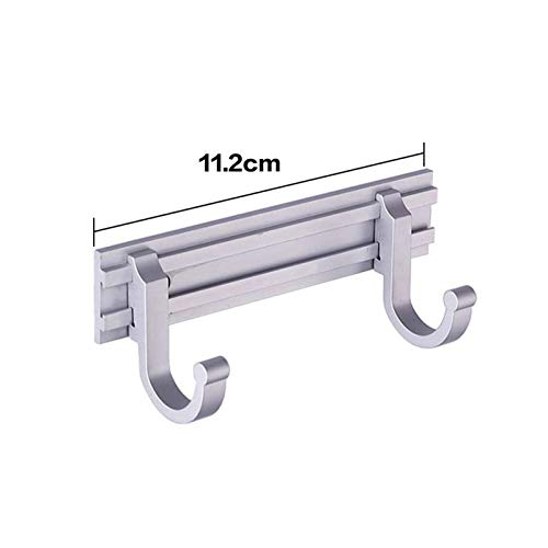Crochet amovible pour support mural en aluminium texturé haut de gamme - 5