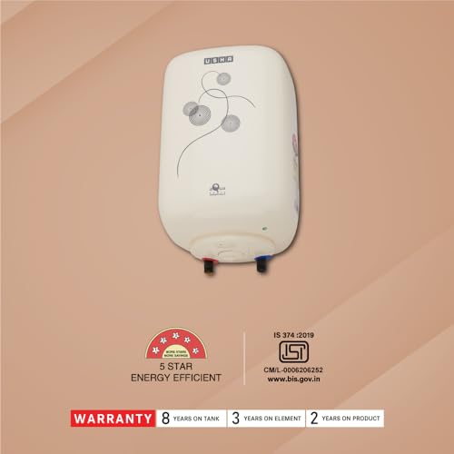 Image of Usha Aquagenie Neo 6 Litre Storage Water Heater with Free Installation (Ivory)