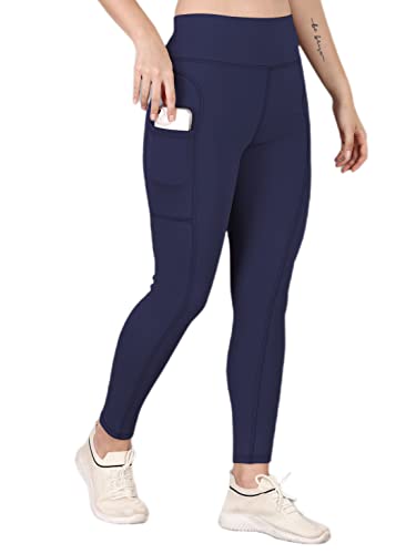 Image of Women High Rise Gym Wear Tights Stretchable Yoga Pants Fitness Leggings Gym Pants Multipurpose Slim Fit Track Pant Workout Active Wear Lower