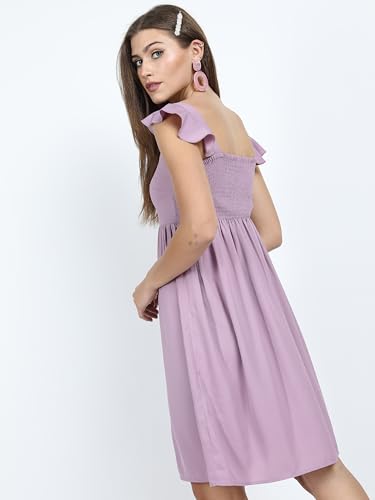Image of Tokyo Talkies Women's Sleeveless Sweet Heart Neck Solid Dresses | Stylish Dresses | Casual Dresses