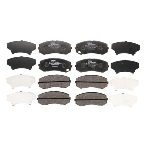 Plaquette de frein Delphi Technologies LP3687 kit de remplacement pour système de freinage auto