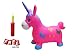 Unicorn Hopper Kit, Pump Included, Inflatable Jumping Unicorn, Space Hopper, Ride-on Bouncy Unicorn Horse Hopper, Sit and Bounce, 5-Colors Available (Rose)