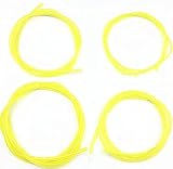 El kit de manguera de combustible contiene 4 mangueras translúcidas amarillas. 1,5 metros cada uno. Si la manguera es demasiado larga, se puede cortar según sea necesario para garantizar que el motor funcione normalmente.