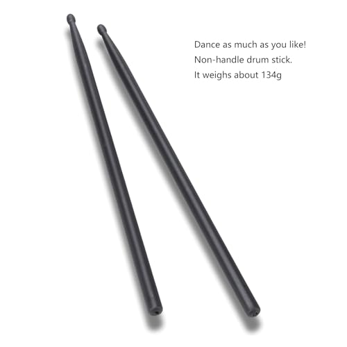 Par de baquetas 5A de fibra de carbono para batería miniatura 4