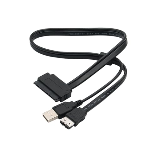 Cable adaptador SATA 22Pin a eSATA USB 50 cm para disco HDD miniatura 5