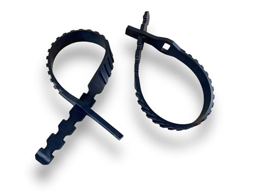 Gardenova Lot de 20 Colliers de tuteurage Souples | Diamètre 45 cm | Maintien sécurisé pour Arbres et arbustes | Résistant aux UV et intempéries | Durable et Facile à Poser VEL_GNCA45_20