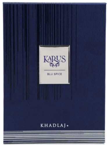 Image of KHADLAJ Karus Blu Spice Long Lasting Eau De Parfum for Unisex - 100 ml