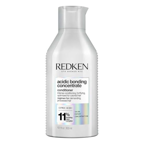 Redken | Acondicionador Sin Sulfatos para Fortalecer todo tipo de Cabellos, Acidic Bonding Concentrate, 300 ml