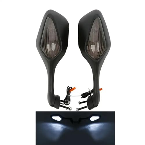 Rétroviseurs clignotant de moto pour CBR1000RR 2008-2013 miroir LED noir