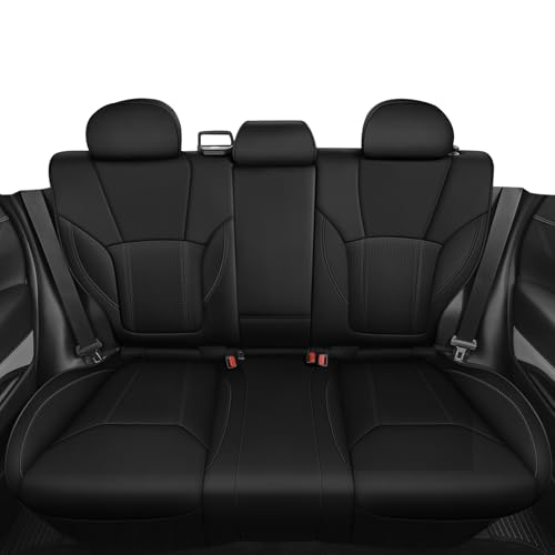 Image of IKABEVEM Custom Fit Seat Covers for Subaru Forester 2019-2024, Full Set Faux Leather Car Seat Covers, Waterproof Seat Protector, Airbag Compatible, Fully Covered Interior Seat Covers Black