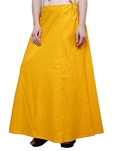 Image of Style Ally Women's Saree Cotton Readymade Petticoat (Free Size)