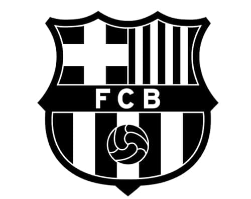 Vinilo Adhesivo Escudo equipo de futbol de Barcelona, Decoración